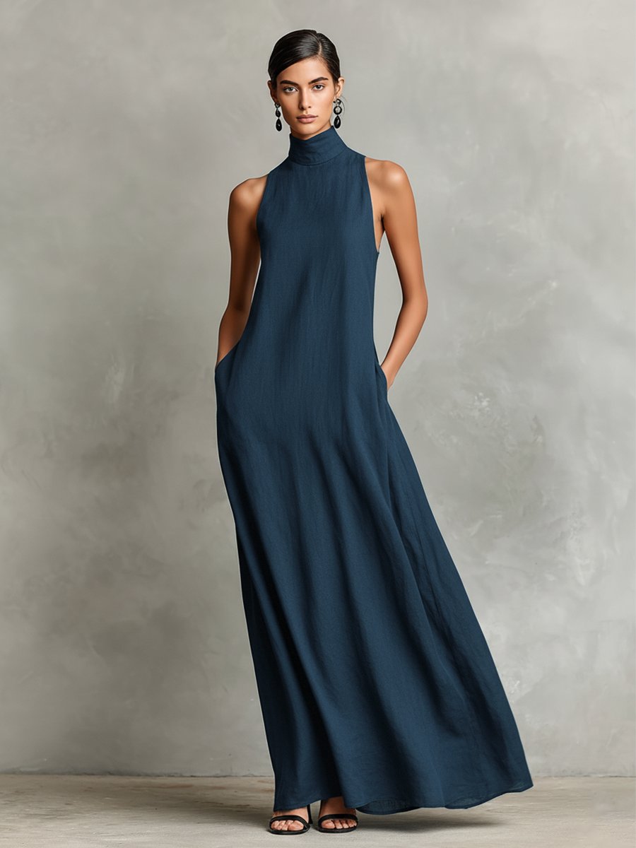 Chiara | Maxi High Neck Dress