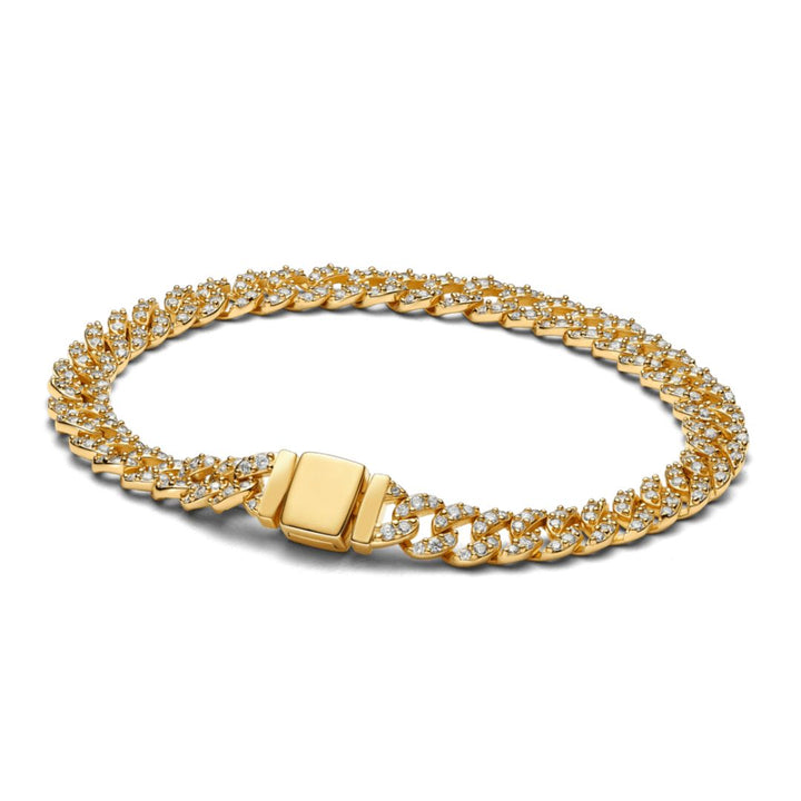 PAVÉ CUBAN™ | GOLD BRACELET