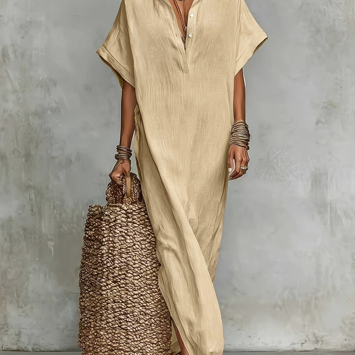 Cora | Side Slit Summer Midi Dress