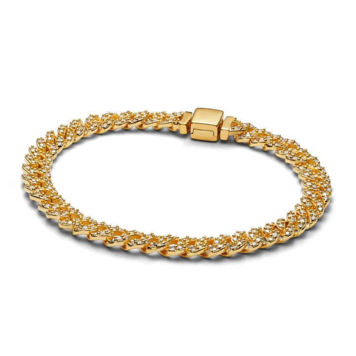 PAVÉ CUBAN™ | GOLD BRACELET