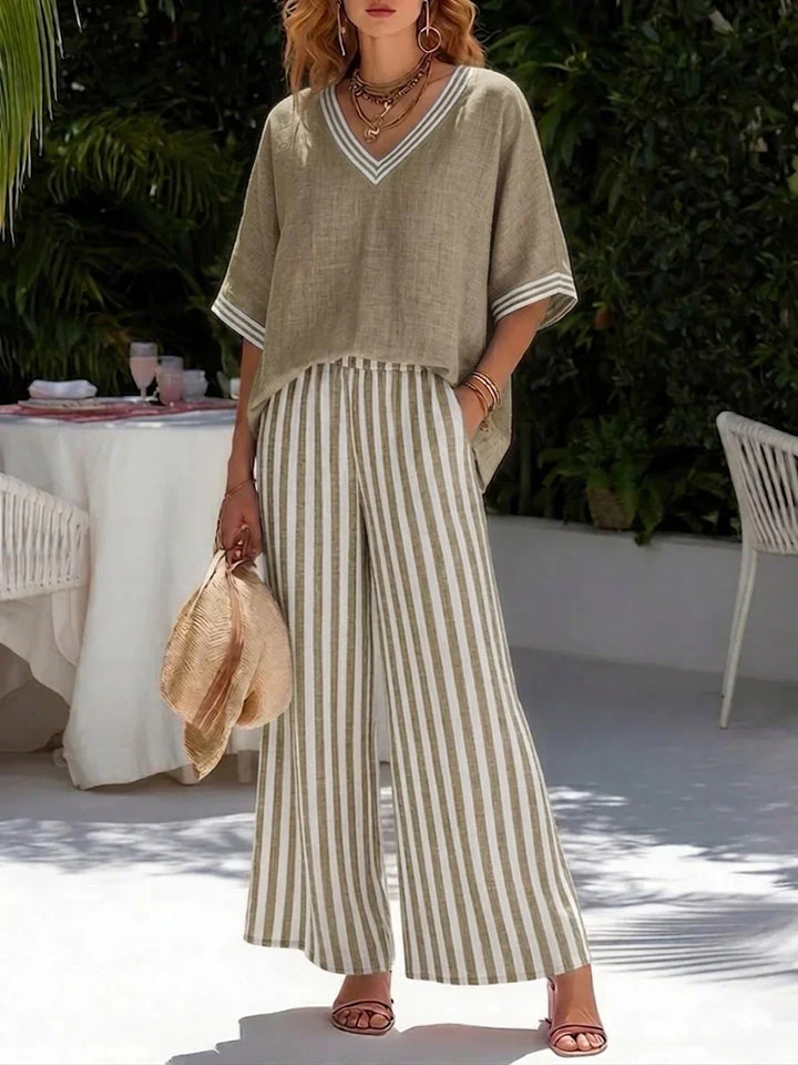 Sienna | A relaxed, striped two-piece set