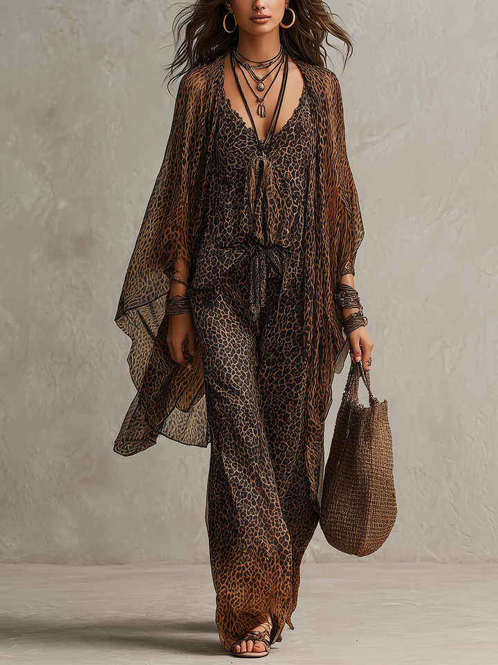 Boho Leopard 3-Piece Set