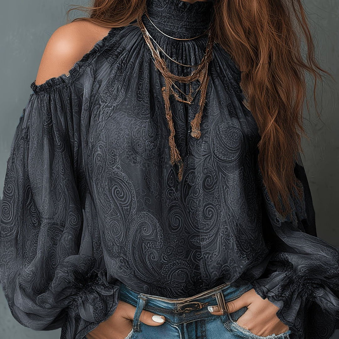 Celeste | Vintage Off-Shoulder Blouse