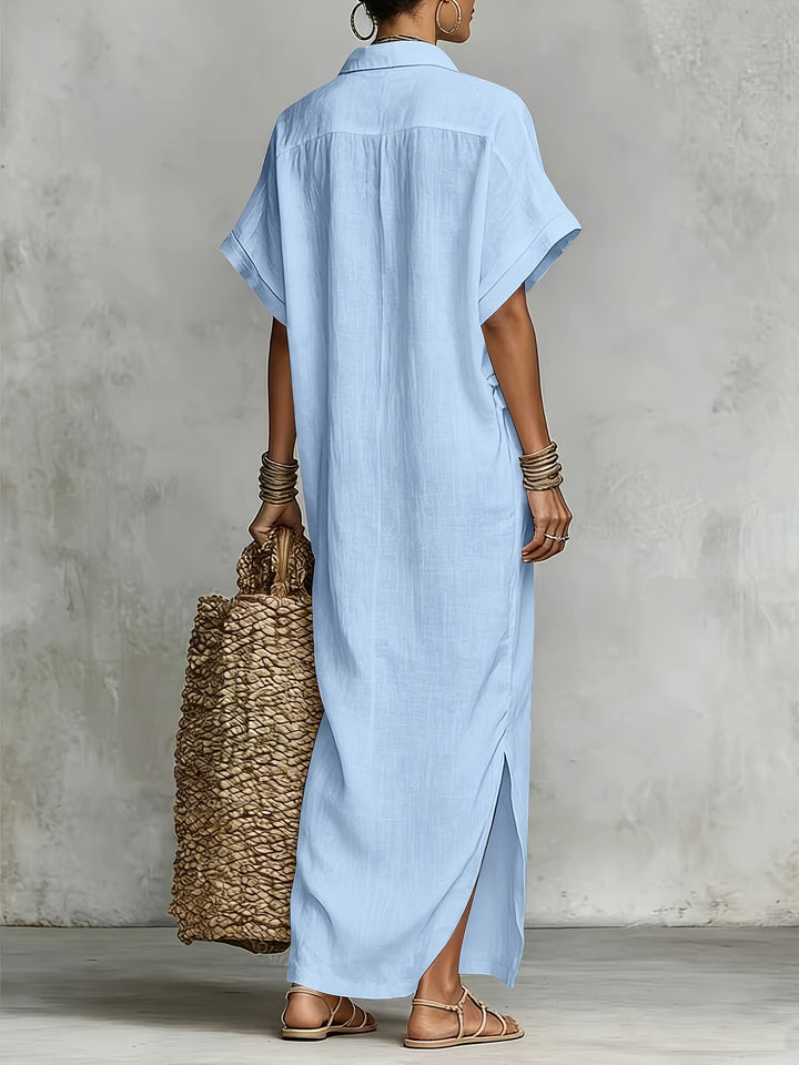 Cora | Side Slit Summer Midi Dress