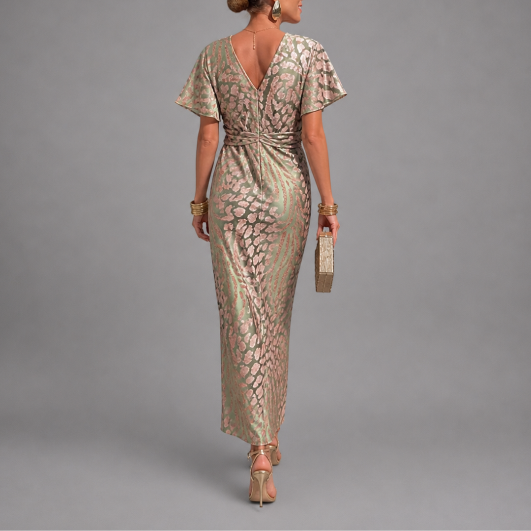 Emmeline™  - COPPER MIDI DRESS