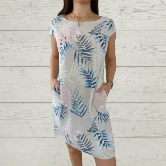 Mila | Women’s Printed Summer Dress with Pockets