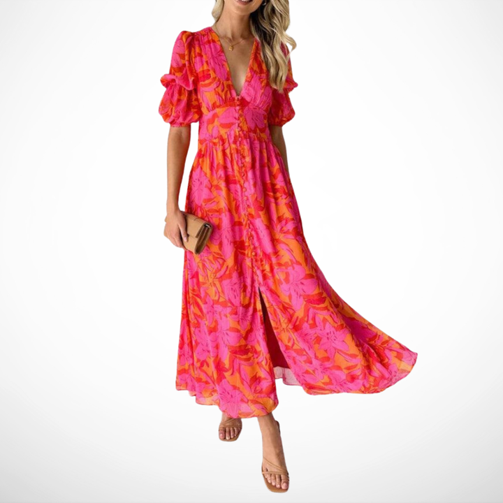 Céleste | Solar Glow Maxi Dress