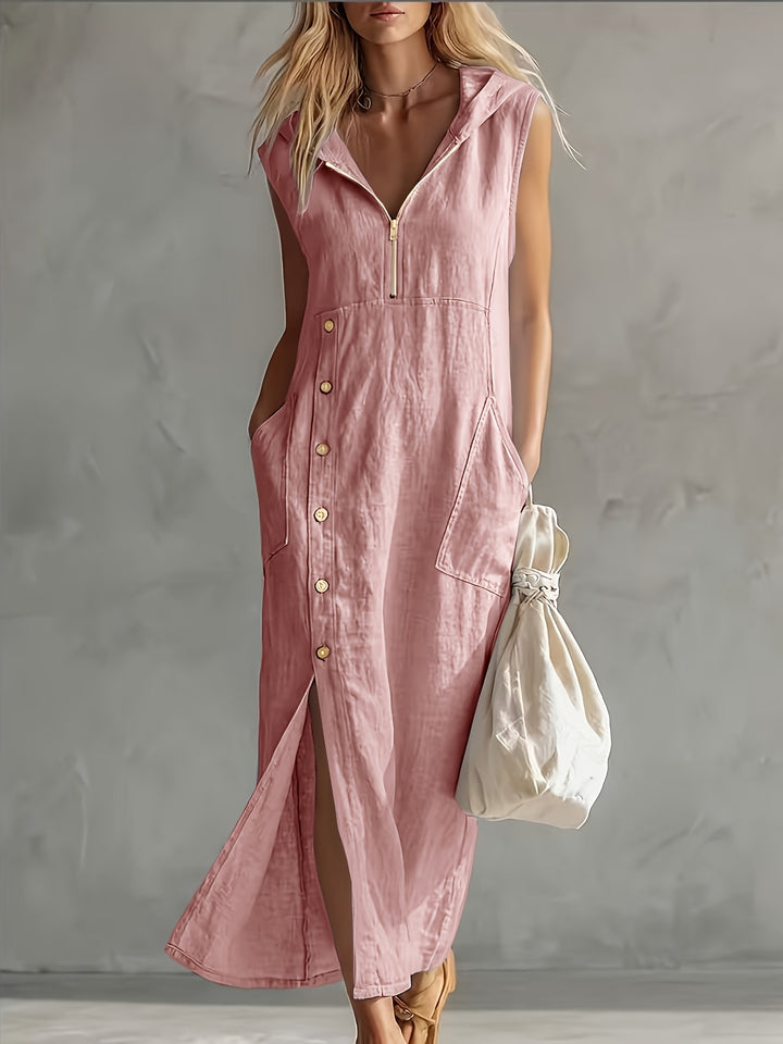 Genevieve | Casual Hooded Dress