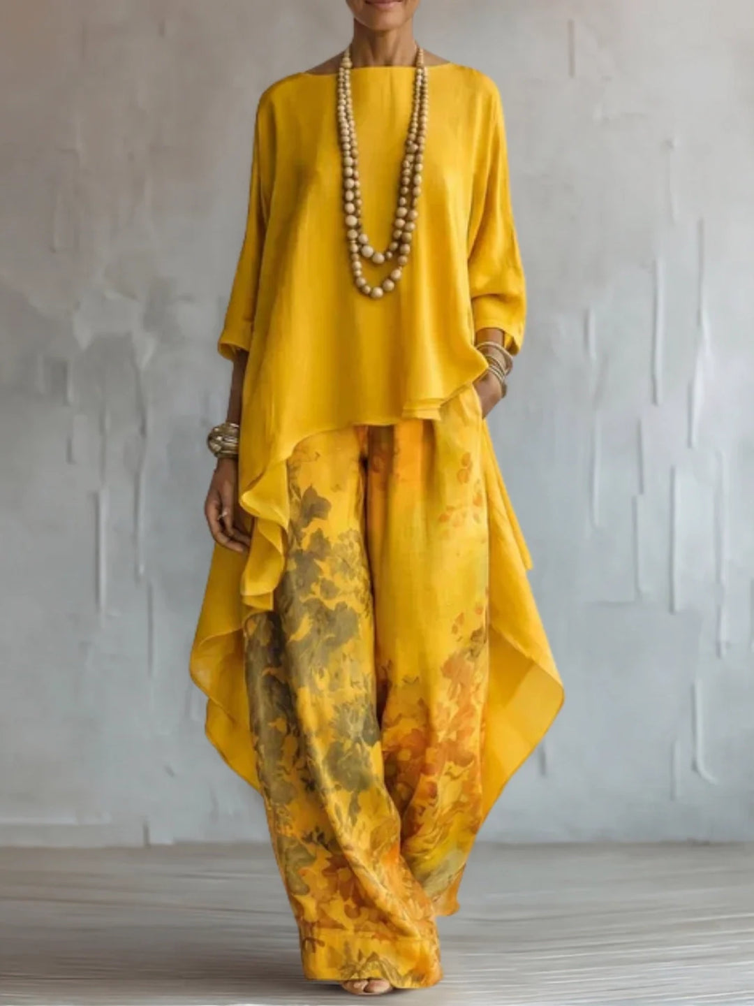 Ginevra | Complete Floral Asymmetric Fluid