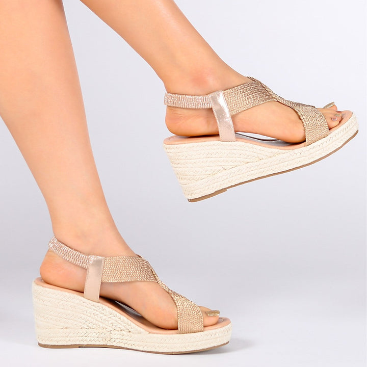 Aroa | handcrafted woven wedge sandals