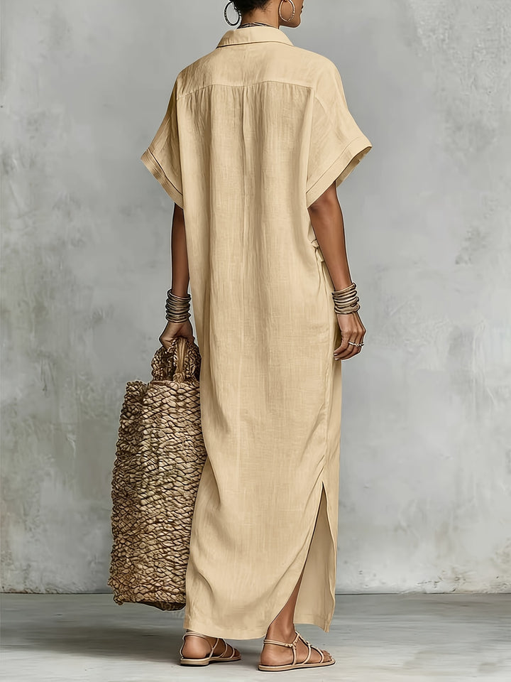 Cora | Side Slit Summer Midi Dress