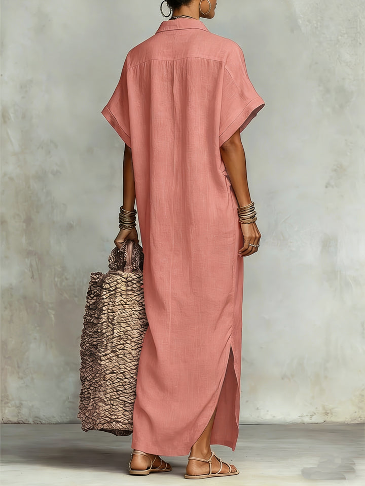 Cora | Side Slit Summer Midi Dress