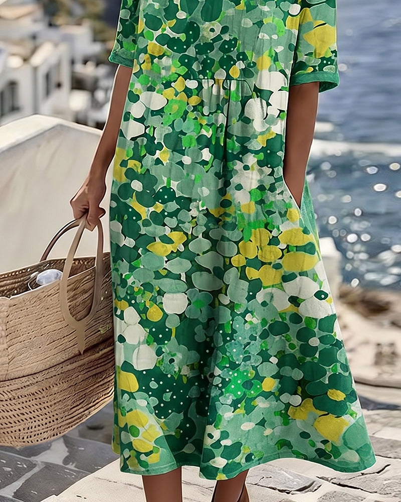Elara | Printed Summer Dress