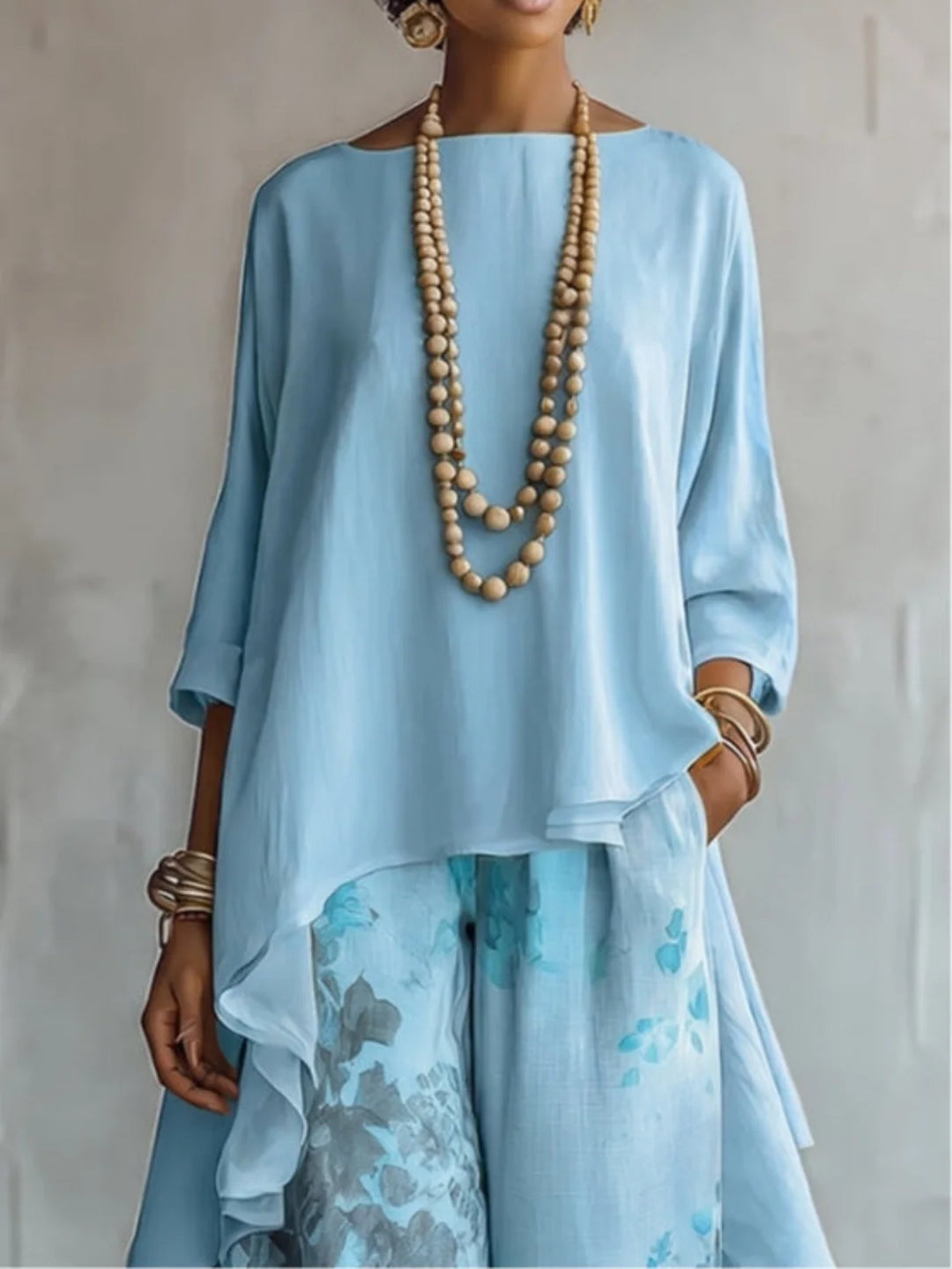 Ginevra | Complete Floral Asymmetric Fluid