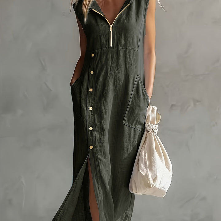 Genevieve | Casual Hooded Dress