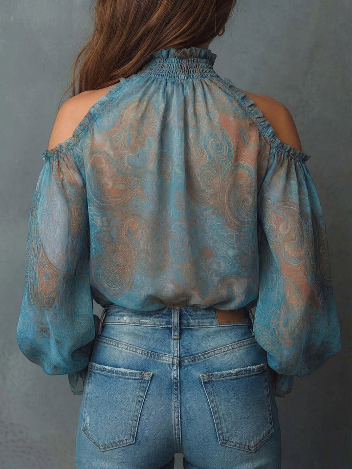 Celeste | Vintage Off-Shoulder Blouse