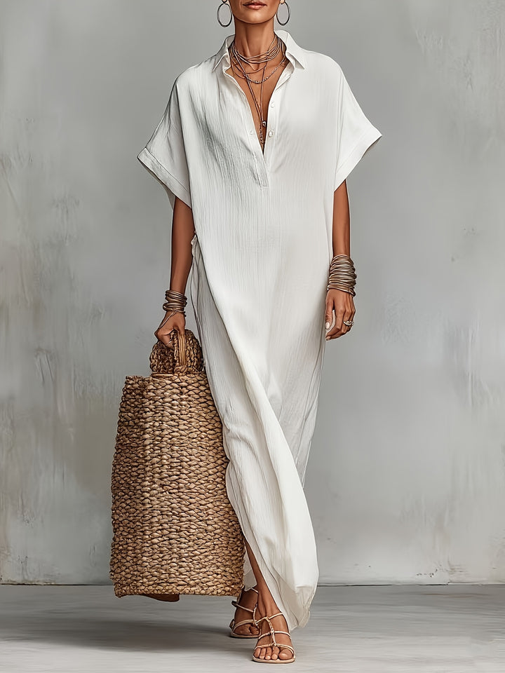 Cora | Side Slit Summer Midi Dress