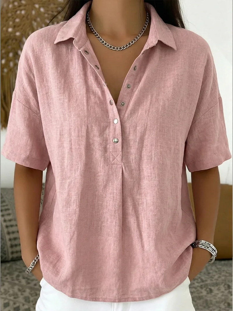 Hélène™ | Collared blouse