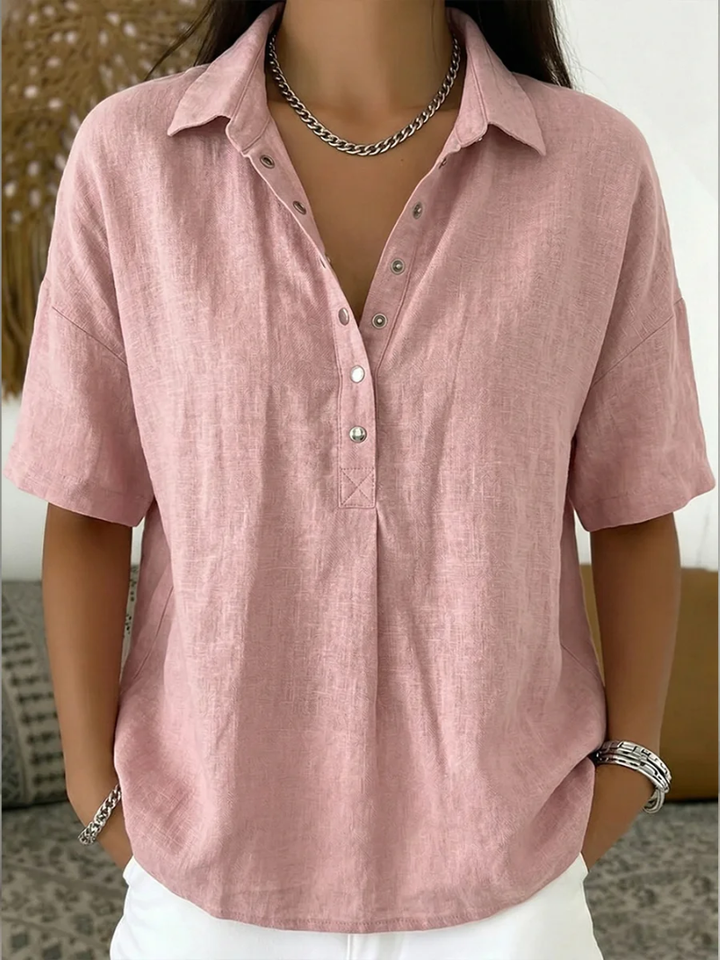 Hélène™ | Collared blouse