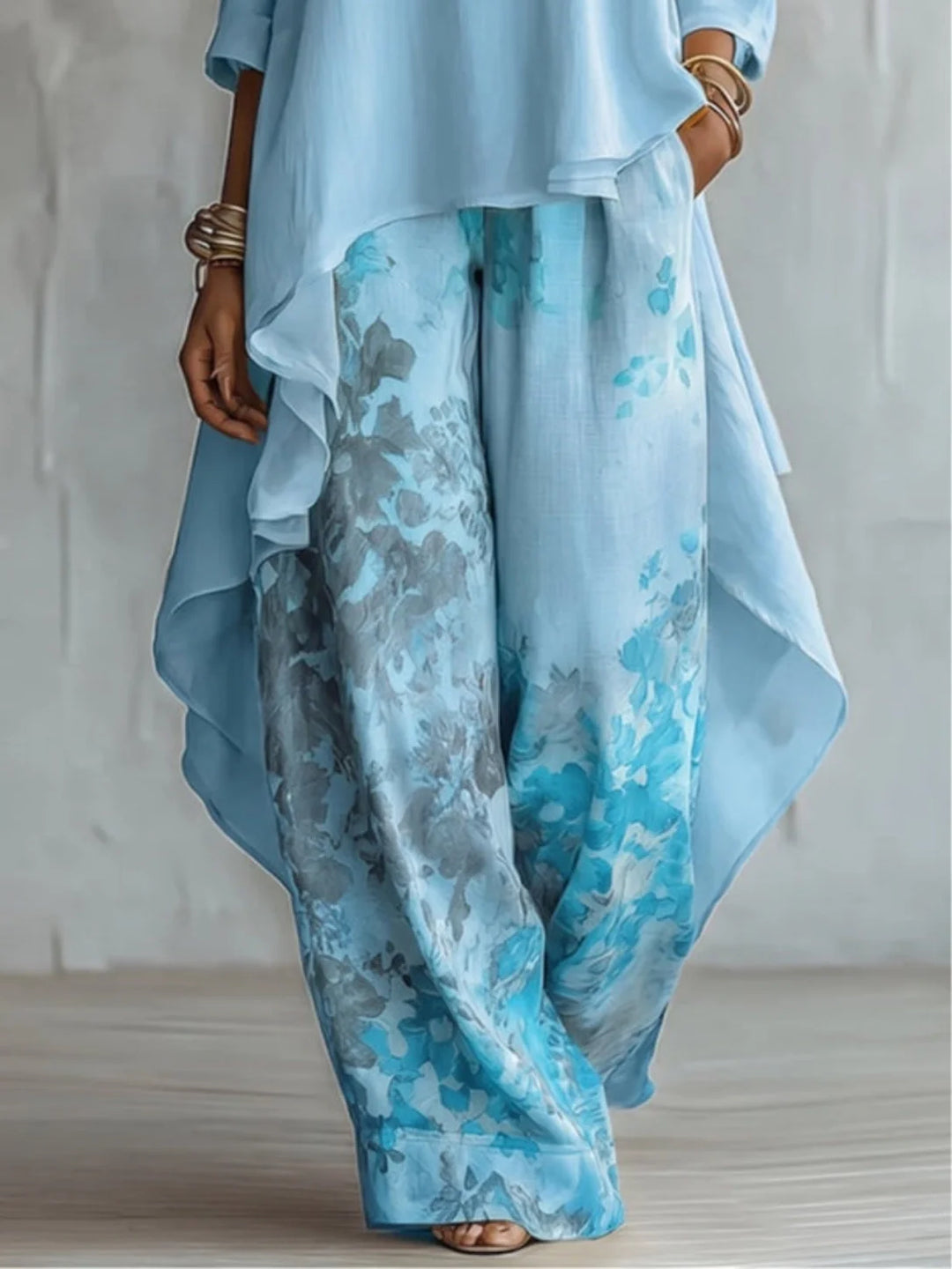 Ginevra | Complete Floral Asymmetric Fluid