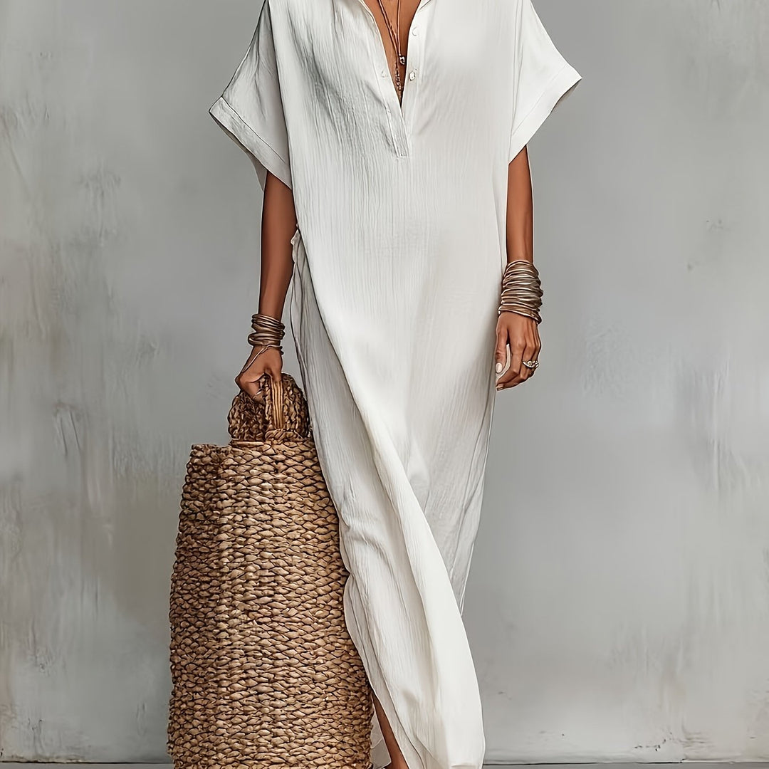Cora | Side Slit Summer Midi Dress