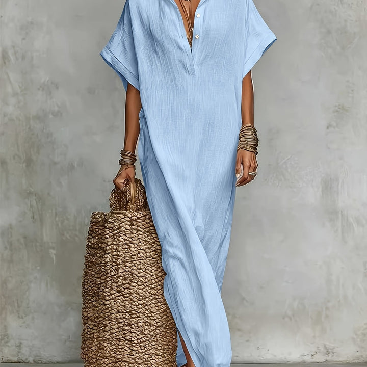 Cora | Side Slit Summer Midi Dress