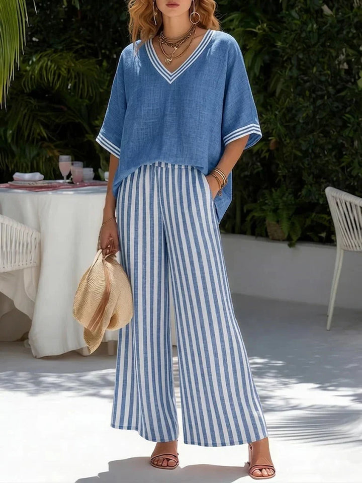 Sienna | A relaxed, striped two-piece set
