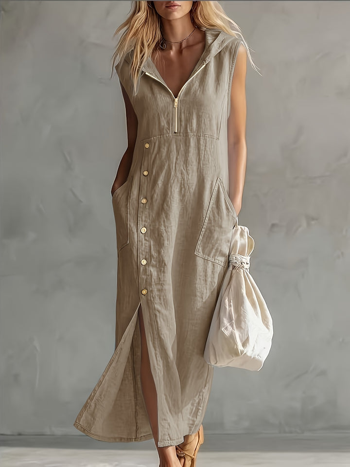 Genevieve | Casual Hooded Dress