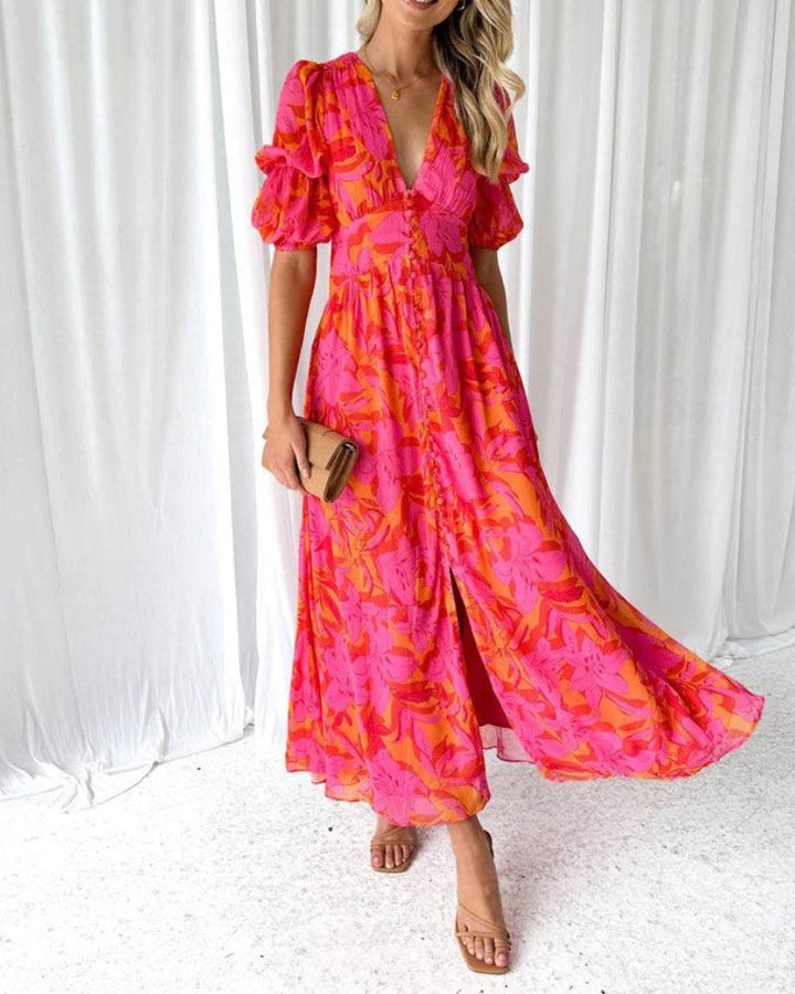 Céleste | Solar Glow Maxi Dress