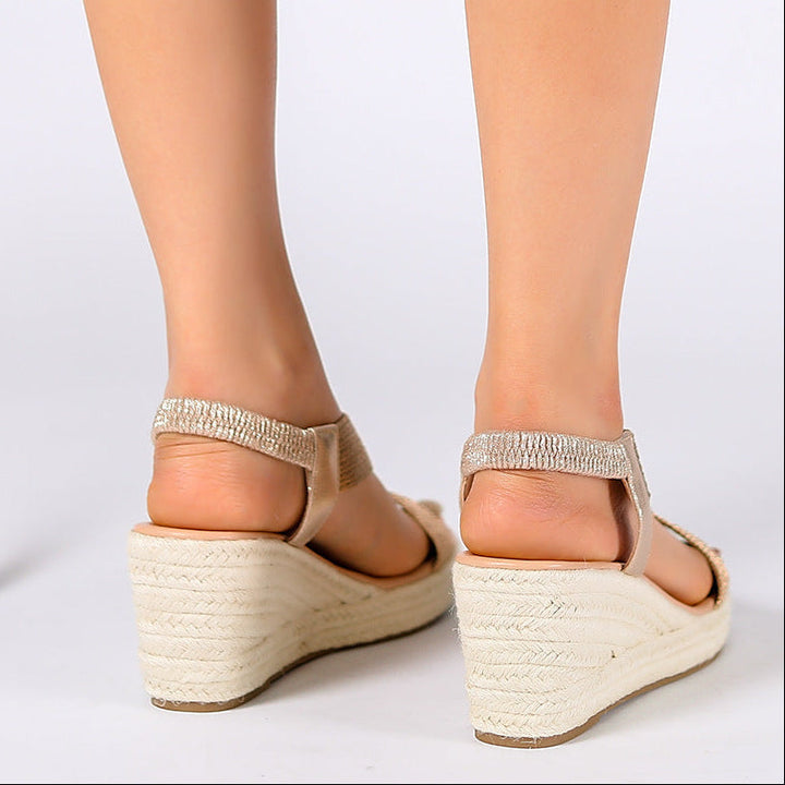 Aroa | handcrafted woven wedge sandals