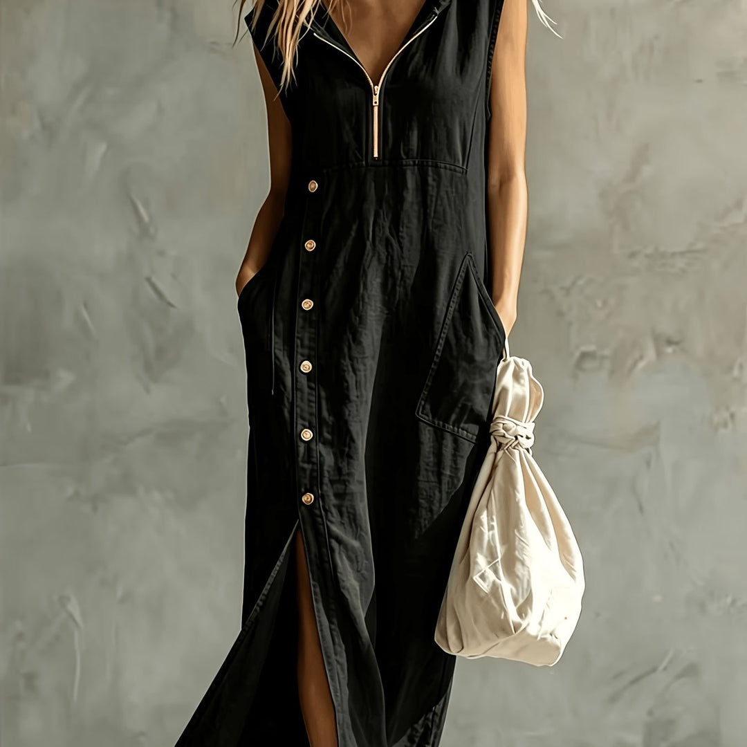 Genevieve | Casual Hooded Dress