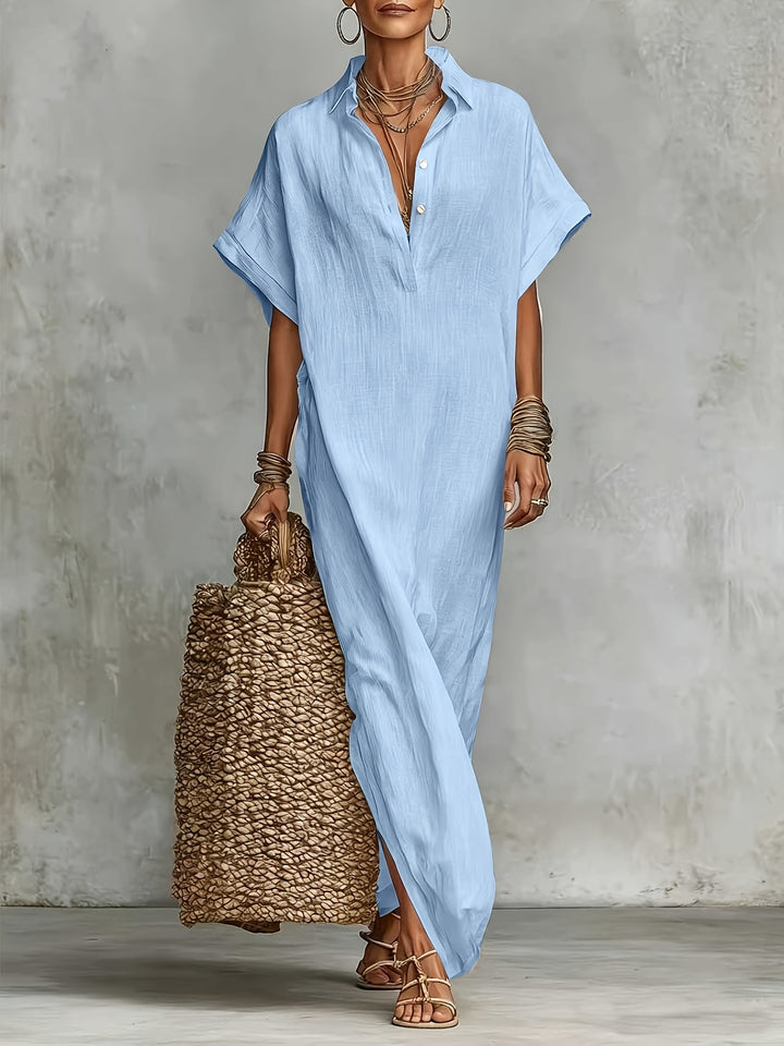 Cora | Side Slit Summer Midi Dress