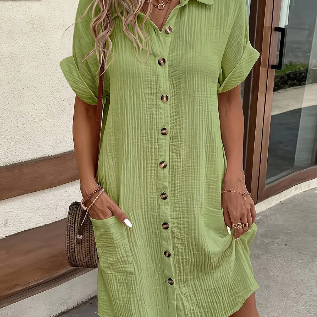 Imogen | Vintage Charm Shirt Dress