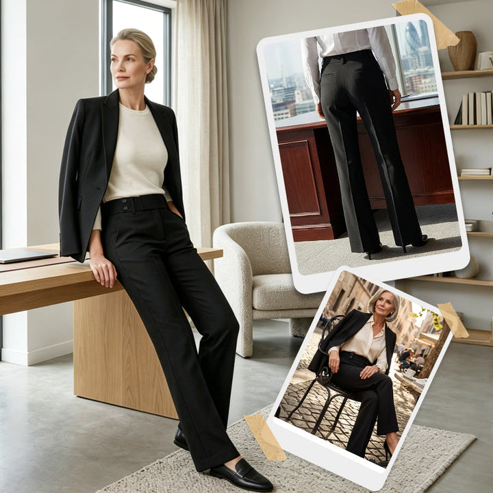 Elowra - Tailored Flared Suit Pants