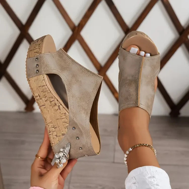MELISSA - High-quality wedge sandals