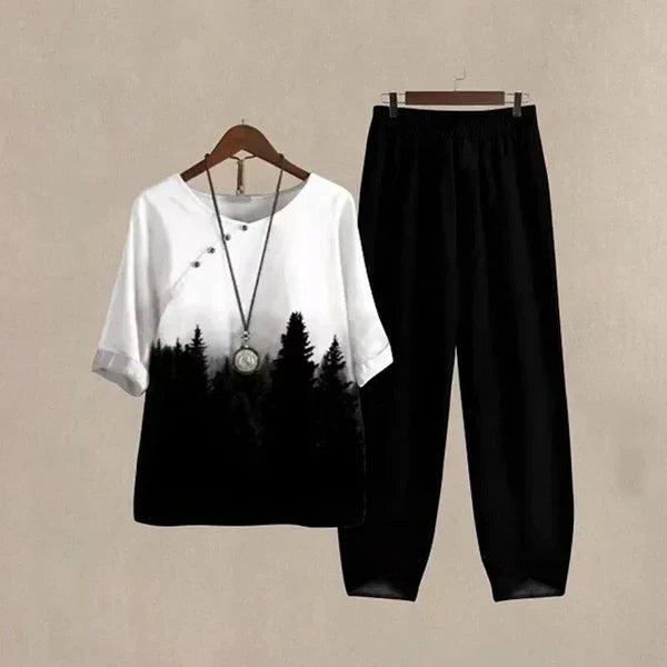 Lilou™ | Elegant Shirt & Trouser Set