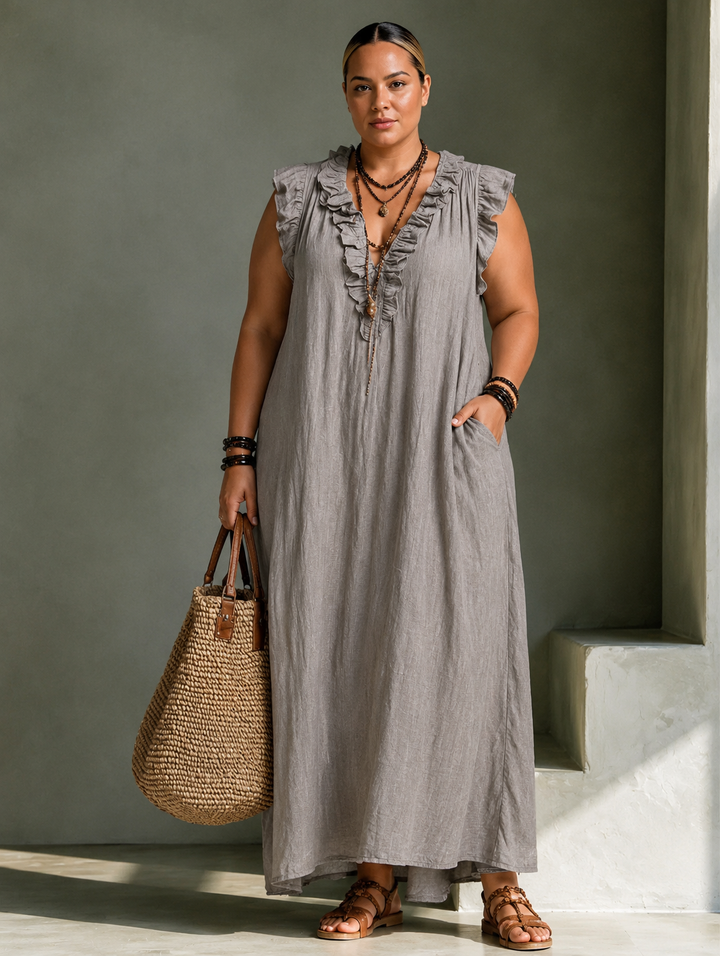 Corina - Flowy Boho Maxi Dress