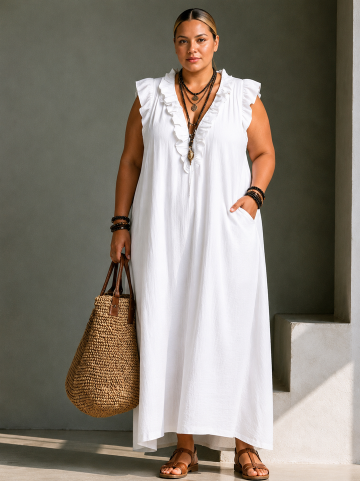 Corina - Flowy Boho Maxi Dress