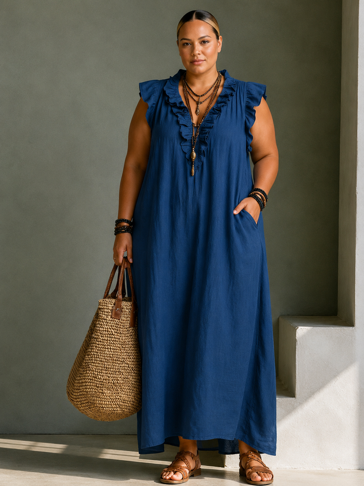 Corina - Flowy Boho Maxi Dress