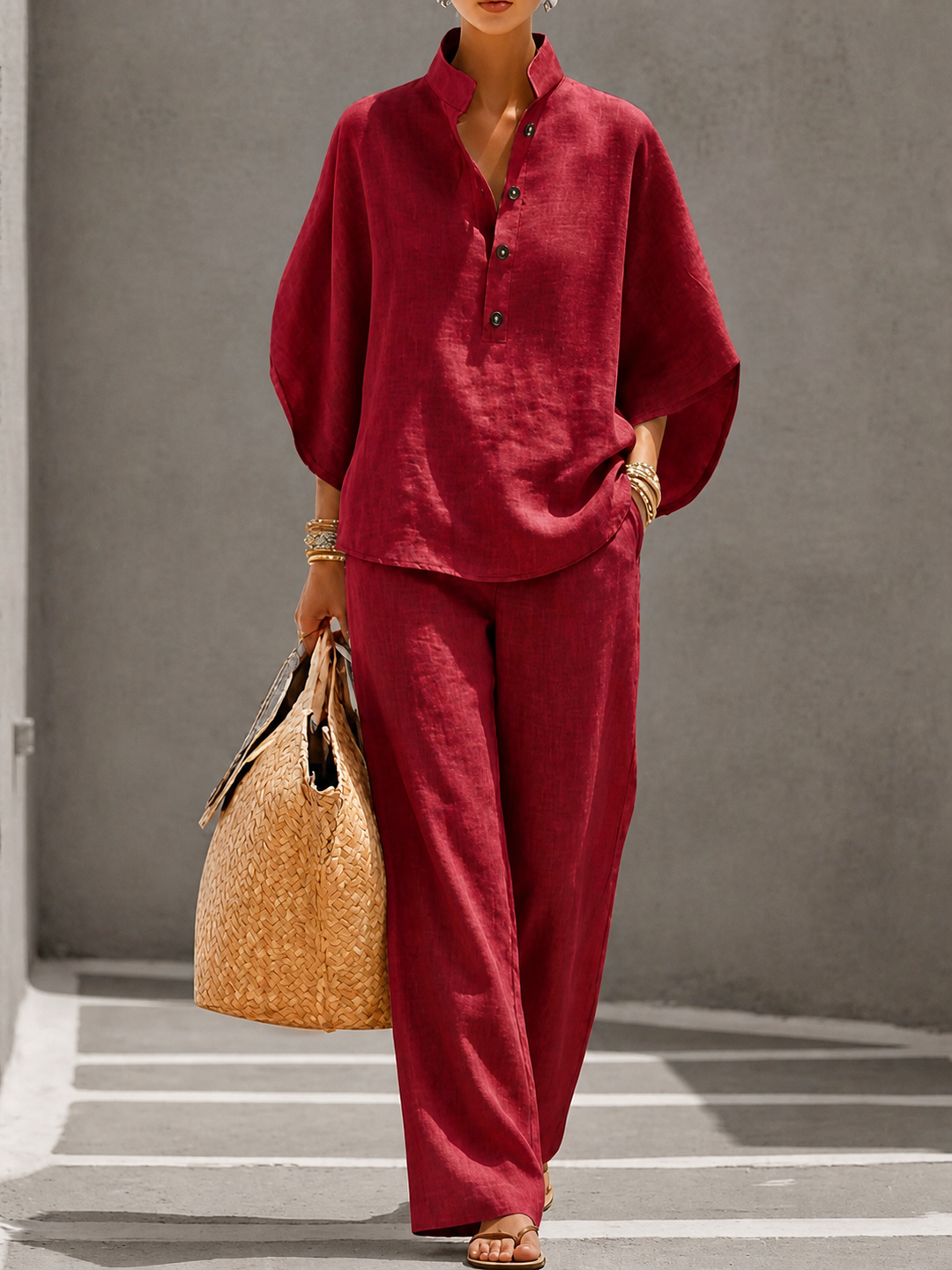 Carlotta | Palazzo Two-Piece Set