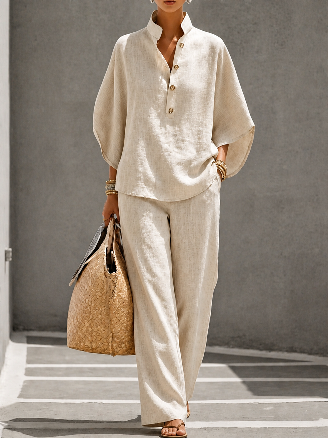 Carlotta | Palazzo Two-Piece Set