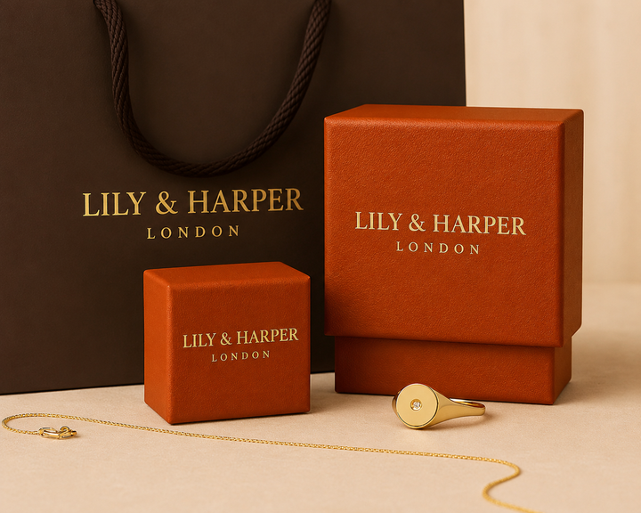 Cross Initial Necklace Set | Gold