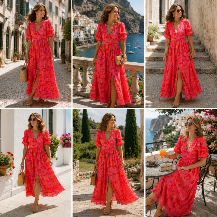 Céleste | Solar Glow Maxi Dress