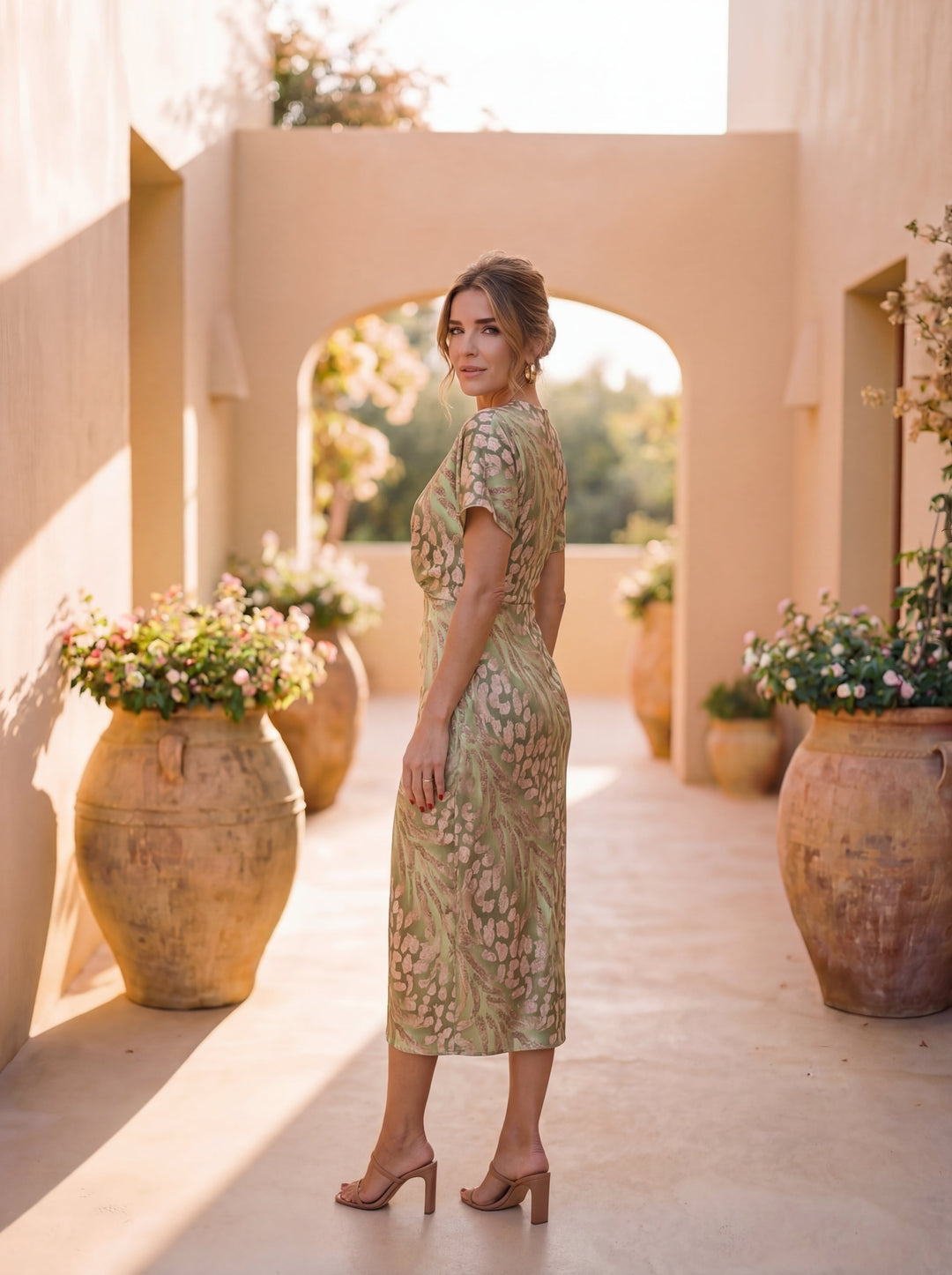 Giulia – An elegant dress made from a light, flowing fabric