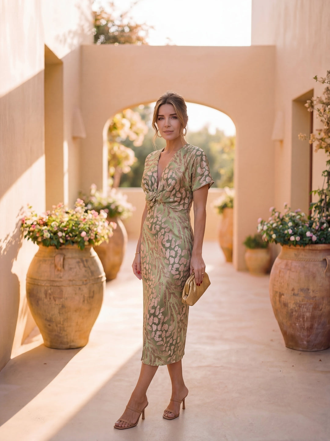 Giulia – An elegant dress made from a light, flowing fabric