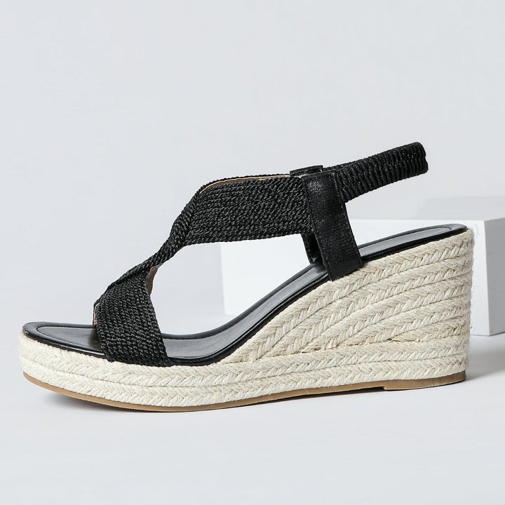 Aroa | handcrafted woven wedge sandals
