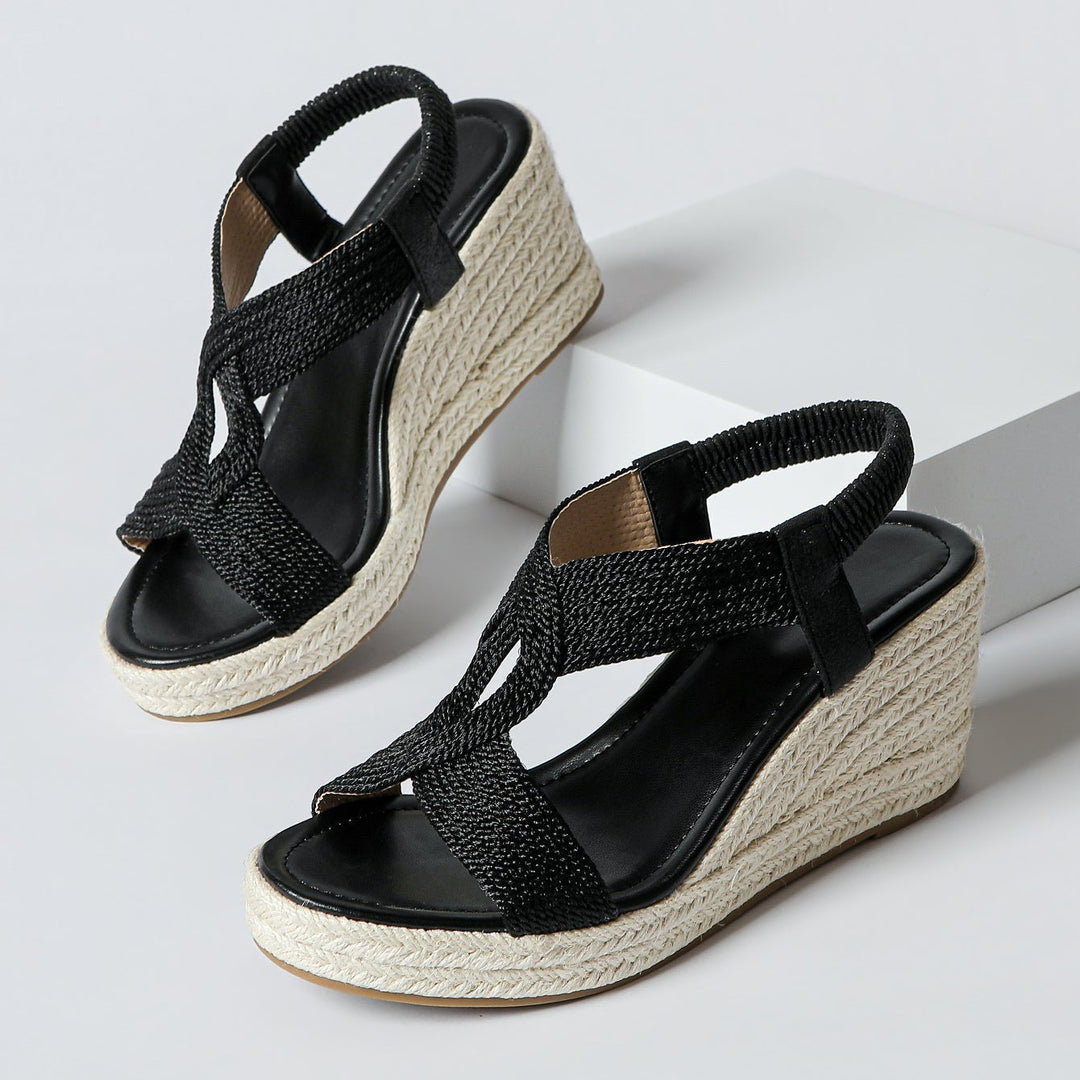 Aroa | handcrafted woven wedge sandals