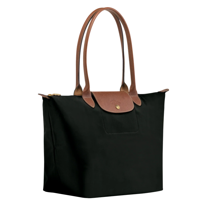 Large Foldable Nylon Bag, Black