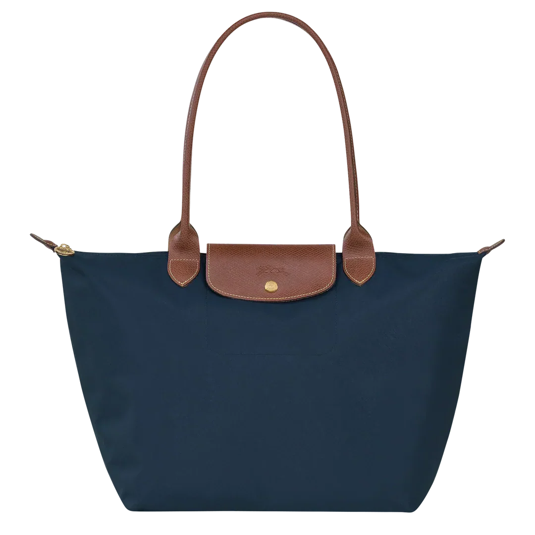 Large Foldable Nylon Bag, Navy