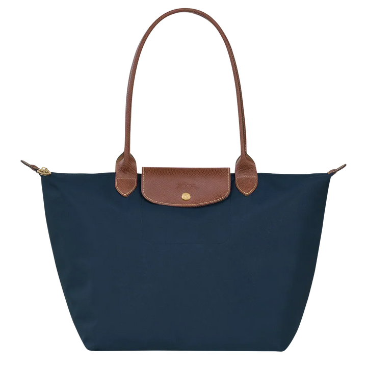 Large Foldable Nylon Bag, Navy